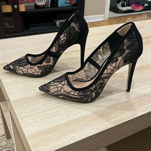 Call It Spring Shoes - Black and Nude Pointed Heels Pumps. Call it Spring. Size US 7